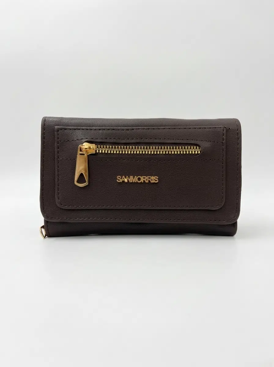 Kadın Çok Bölmeli Kartlıklı ve Fermuarlı Bozuk Para Alanlı Cüzdan
