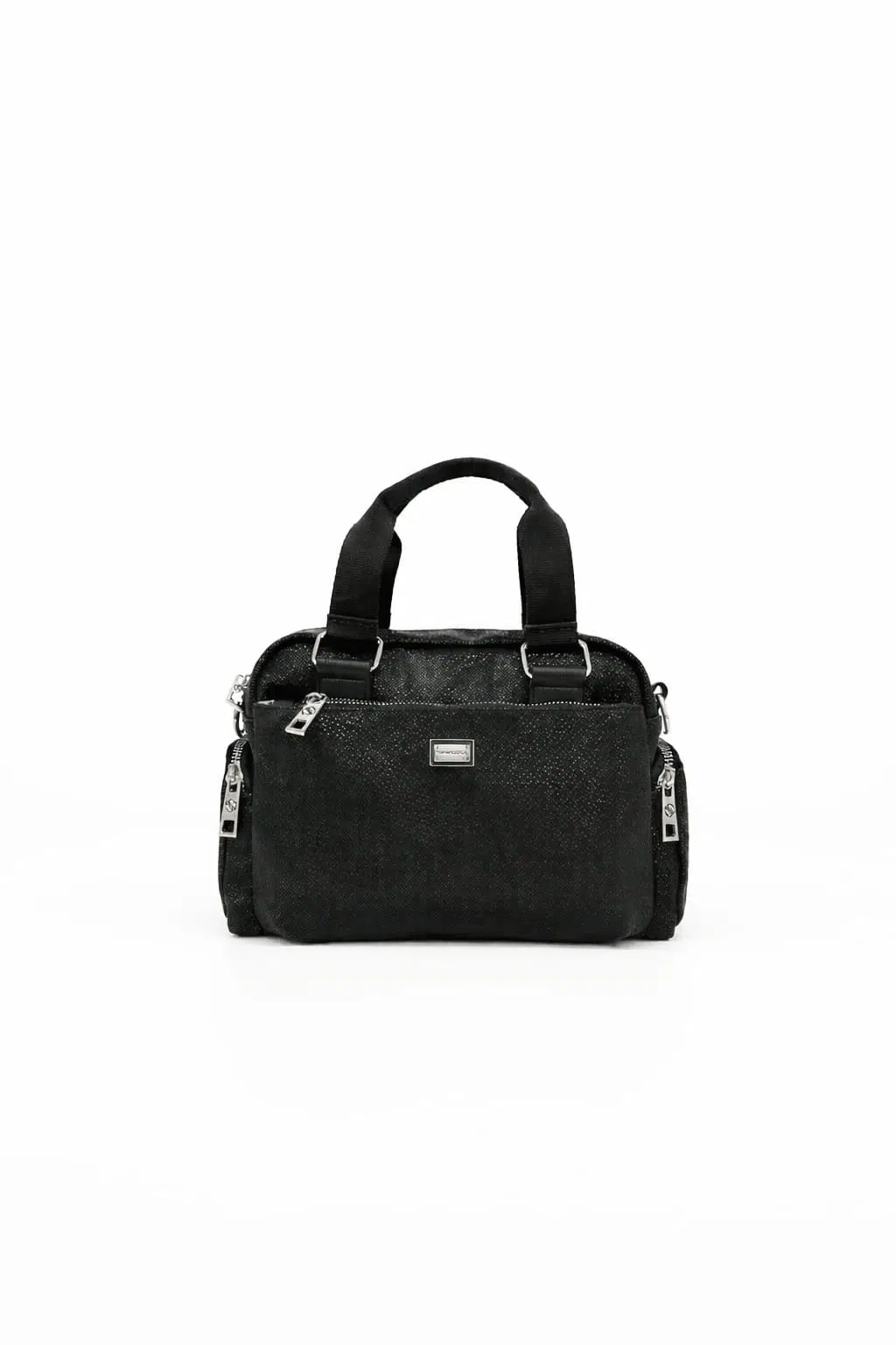 Kadın Çok Gözlü Ayarlanabilir Çapraz Askılı El ve Omuz Çantası S-1422 - siyah mozaik