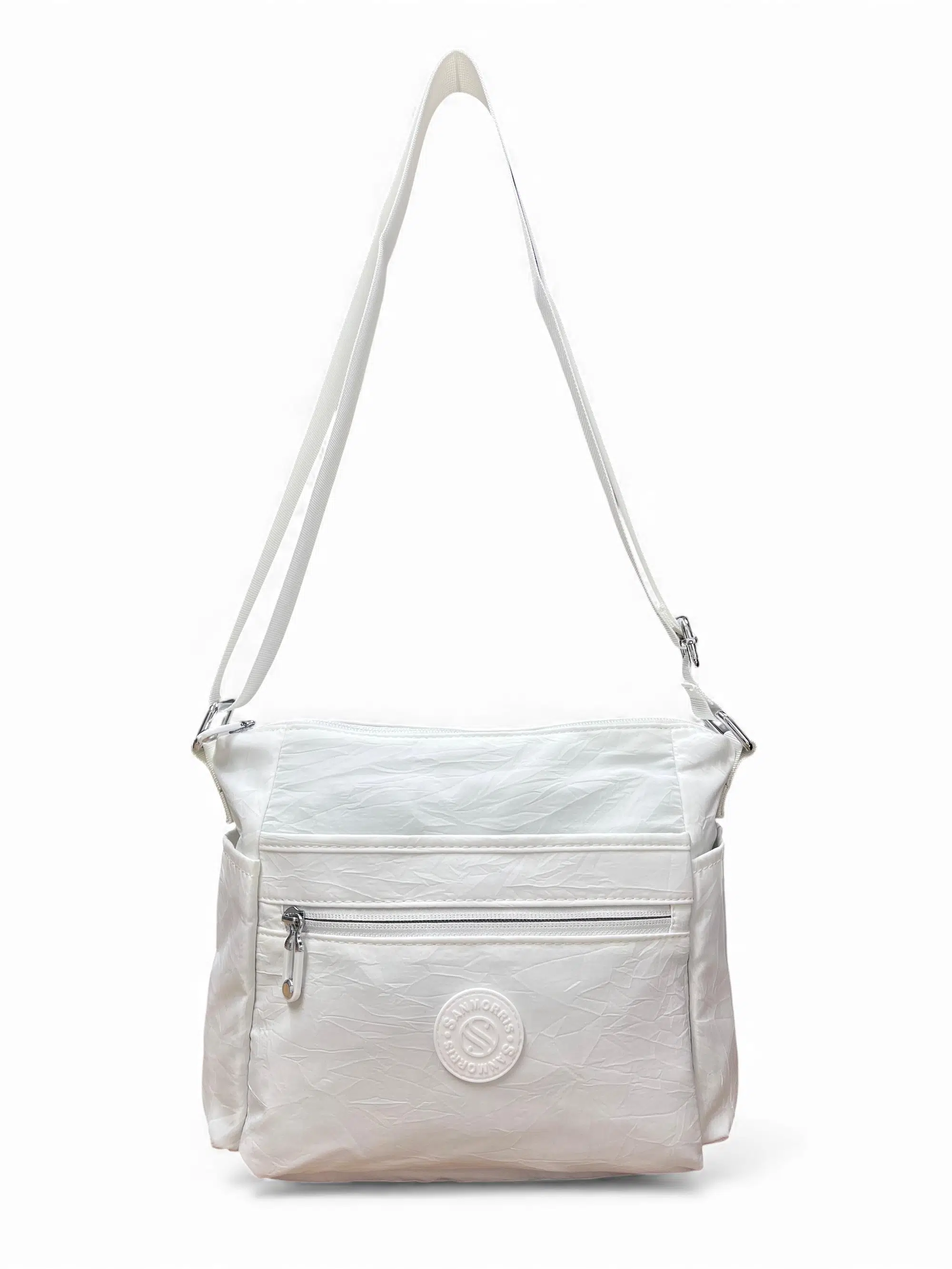 Kadın Çok Gözlü Suya Dayanıklı Paraşüt Kumaş Ayarlanabilir Çapraz Askılı Omuz Çantası