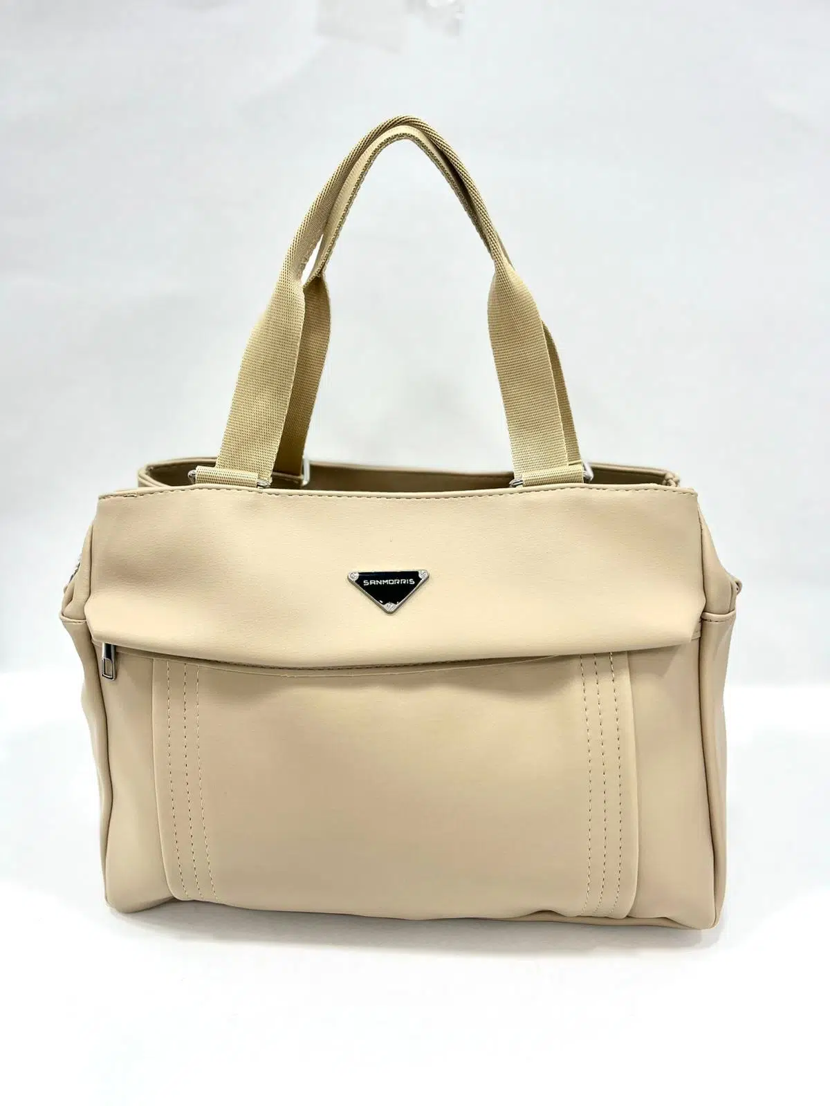 Kadın Koyu Bej Suni Deri 5 Bölmeli Ayarlanabilir Çapraz Askılı El Ve Omuz Çantası