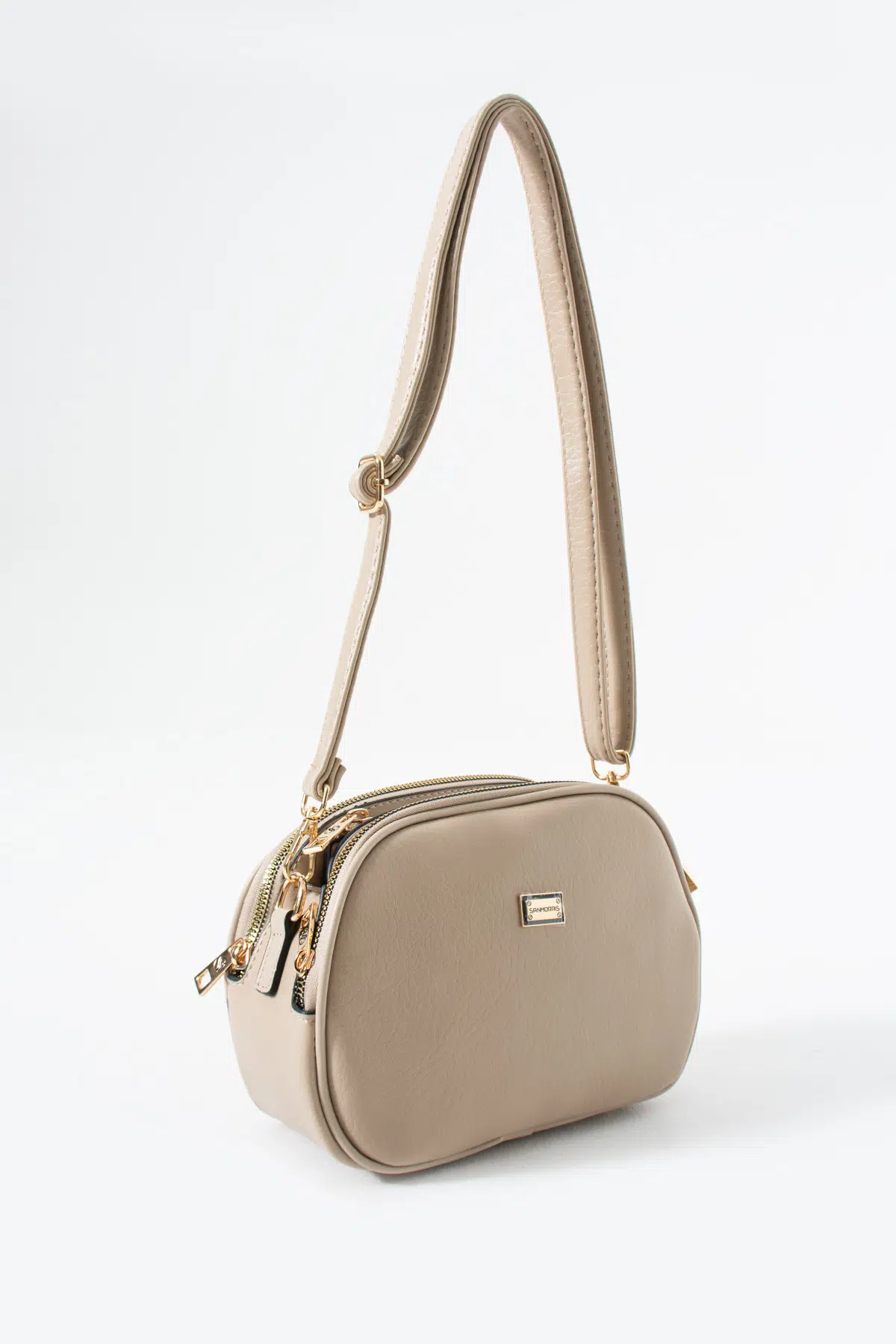 Kadın Suni Deri 4 Bölmeli Ayarlanabilir Çapraz Askılı Çapraz Ve Omuz Çanta