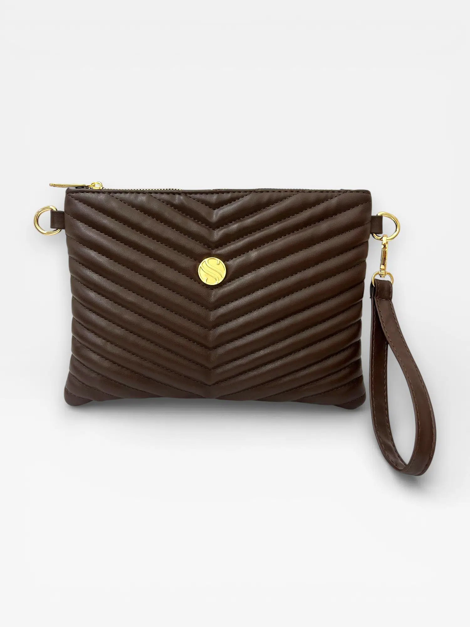 Kadın Suni Deri Ayarlanabilir Çapraz Ve El Askılı Portföy, Clutch Çanta