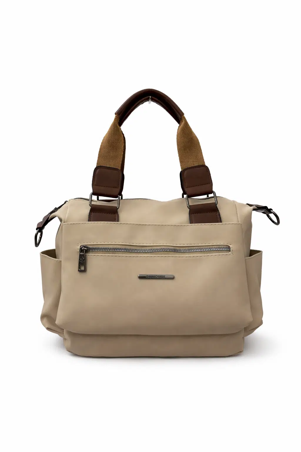 Kadın Suni Deri Çok Gözlü Kullanışlı Ayarlanabilir Çapraz Askılı Omuz Çantası