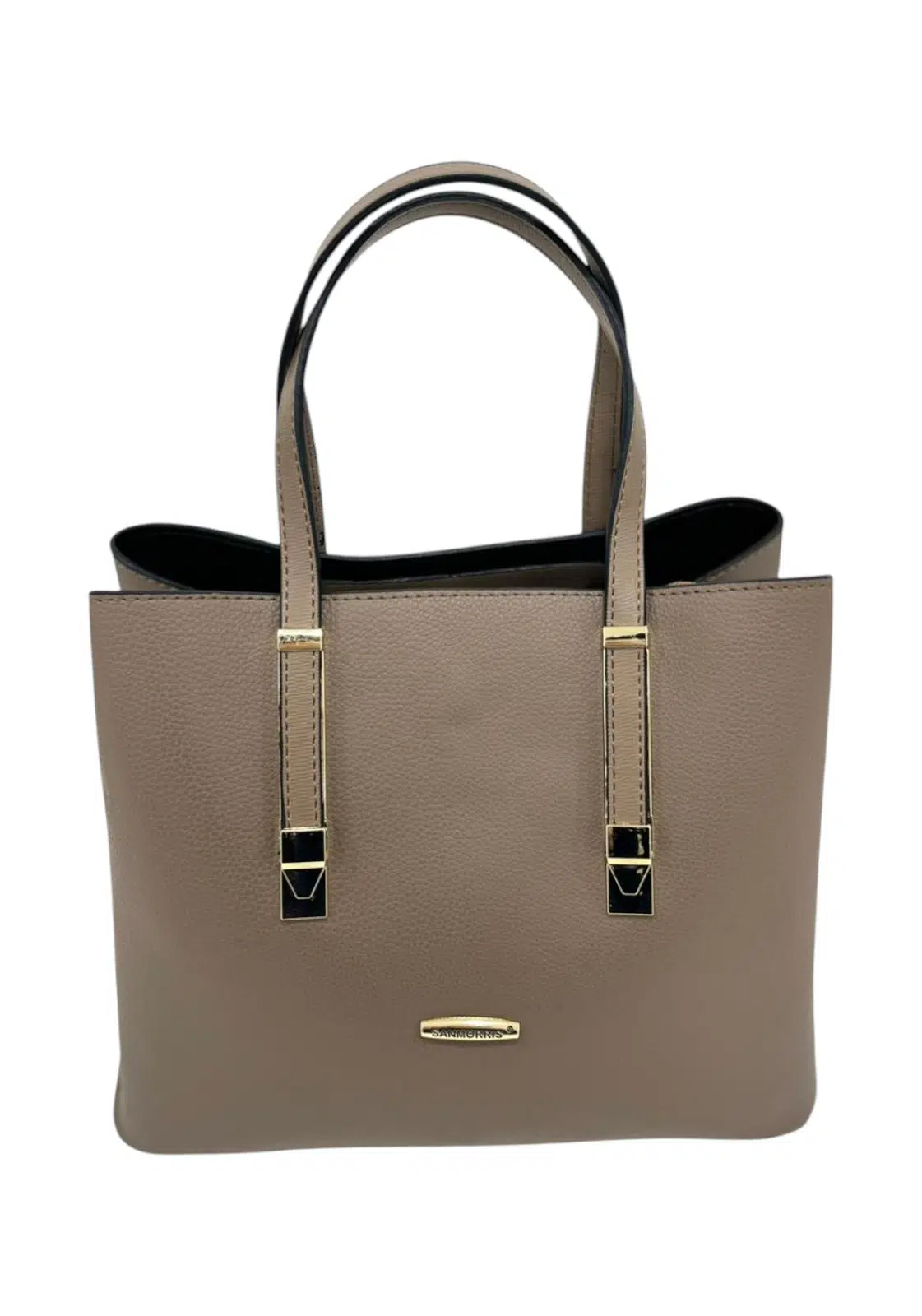 Kadın Uzun Askılı 4 Bölmeli Gold Aksesuarlı Sade Şık El Ve Omuz Çantası