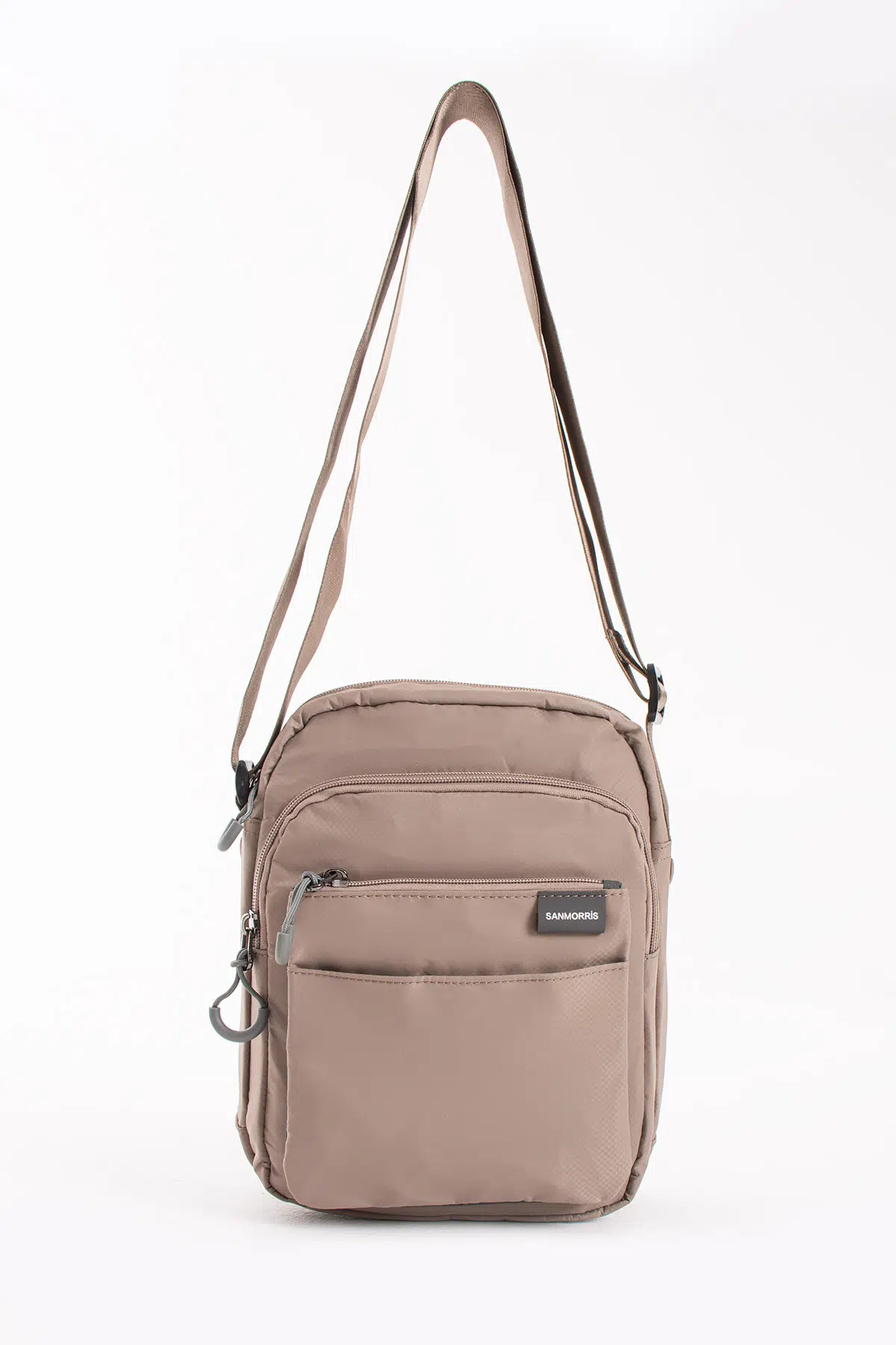 Unisex 5 Bölmeli Suya Dayanıklı Paraşüt Kumaş Organizer Çanta - vizon