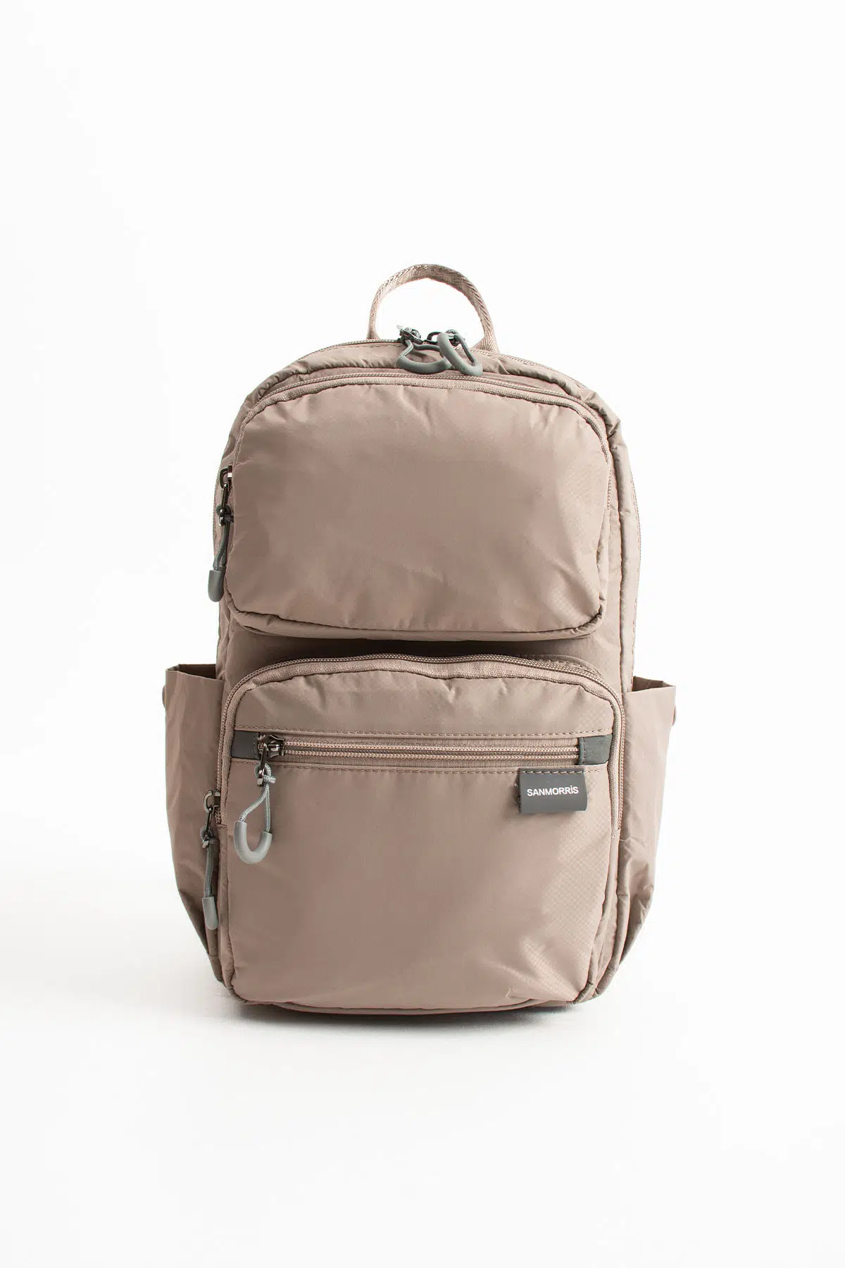 Unisex Suya Dayanıklı Paraşüt Kumaş 5 Bölmeli Laptop Bölmeli Seyahat Ve Okul Çantası SI-6032 - vizon